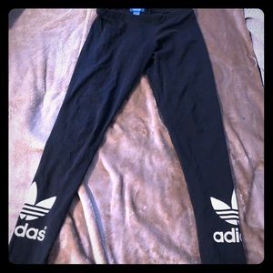 Adidas black leggings